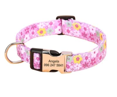 Collar Floral Rosa