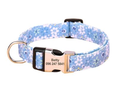 Collar Florar Azul