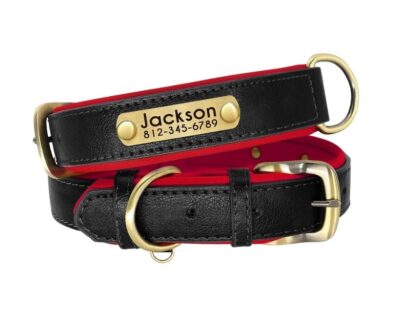 Collar Royal Negro y Rojo