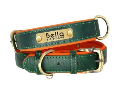 Collar Royal Verde y Naranja
