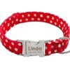 Collar de lunares rojo