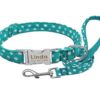 Collar de lunares verde